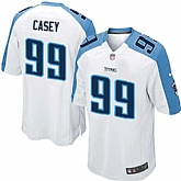 Nike Men & Women & Youth Titans #99 Casey White Team Color Game Jersey